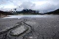 Mont Cenis lake empty Royalty Free Stock Photo