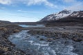 The Mont Cenis lake empty Royalty Free Stock Photo