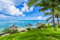 Mont choisy, public beach of Mauritius islands, Africa