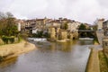 Mont-de-Marsan watermill two river in south-western France Landes prefecture in the Nouvelle-Aquitaine region