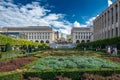 Mont des arts in Brussels Royalty Free Stock Photo