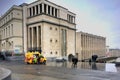 Ice cream seller at Mont des Arts Brussels Royalty Free Stock Photo