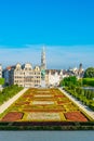 Mont des Arts park in Brussels, Belgium