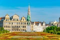 Mont des Arts park in Brussels, Belgium