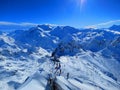 Mont Fort, Verbier, Switzerland Royalty Free Stock Photo