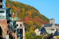 Mont-Royal Mount from McGill College Avenue in Autumn Royalty Free Stock Photo