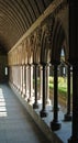 Mont Saint Michel Cloister Royalty Free Stock Photo