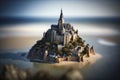 Mont Saint Michel in France: A Miniature World of Beauty. Perfect for Travel Brochures and Postcards.