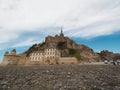 Mont Saint-Michel of France. Travelers want to see it once