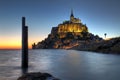 Mont Saint Michel, Normandy, France Royalty Free Stock Photo