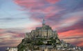 Mont Saint-Michel, Normandy, France Royalty Free Stock Photo