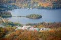 Mont Tremblant with Fall Foliage, Quebec, Canada Royalty Free Stock Photo