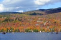 Mont Tremblant with Fall Foliage, Quebec, Canada Royalty Free Stock Photo