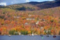 Mont Tremblant with Fall Foliage, Quebec, Canada Royalty Free Stock Photo