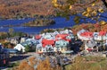 Mont Tremblant Lake and resort Royalty Free Stock Photo