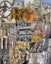 Montage - India - Temples, Gods and Goddesses