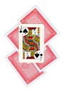 A montage of playing cards with a jack of spades revealed.