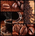 Dark Brown Fresh Roasted Coffee