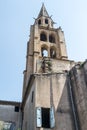 Montagnac, gothic church Royalty Free Stock Photo