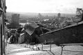 Montagne de Bueren staircase in Liege in Belgium Royalty Free Stock Photo