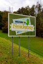 Welcome to New Jersey Sign Royalty Free Stock Photo