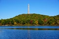 Montague, Sussex County, New Jersey, USA: Veterans monument at High Point State Park Royalty Free Stock Photo