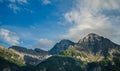 Montains and blue sky in Italy