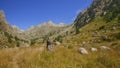 Montains of the estrop, the park of Mercantour, department of the Alpes-Maritimes