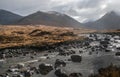 Montains and torrent in Sligachan