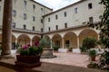 Pienza, Tuscany, Italy / 24th July 2016 / Medieval village of Pienza Royalty Free Stock Photo