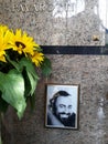 MONTALE, MODENA, ITALY, APRIL 2016, tomb of Luciano Pavarotti