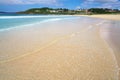 Montalvo beach in Pontevedra Galicia in Sanxenxo