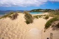 Montalvo beach in Pontevedra Galicia in Sanxenxo Royalty Free Stock Photo