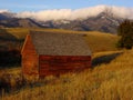 Montana Barn Royalty Free Stock Photo