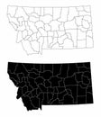 Montana county maps