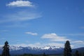 Beautiful Snow Capped Mountains of Montana Royalty Free Stock Photo