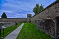 1871 Montana Territorial Prison in Deer Lodge Royalty Free Stock Photo