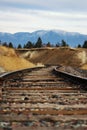 Montana Train Tracks