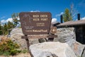 Sign for the Rock Creek Vista Point, along the Beartooth Highway, inside of the Custer National