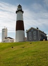 Montauk Lighthouse Grounds Royalty Free Stock Photo