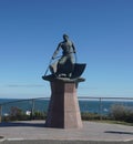 Montauk Lost at Sea Memorial by the Montauk Point Lighthouse at the edge of Long Island, NY