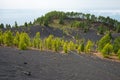 MontaÃÂ±a del Fuego volcano in the Ruta de los Volcanes route in La Palma