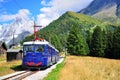 Montblanc tramway, Haute Savoy, France Royalty Free Stock Photo