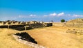 Monte Alban archaeological site in Oaxaca, Mexico Royalty Free Stock Photo