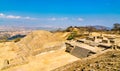 Monte Alban archaeological site in Oaxaca, Mexico Royalty Free Stock Photo