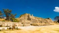 Monte Alban archaeological site in Oaxaca, Mexico Royalty Free Stock Photo