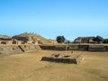 Monte Alban, Oaxaca, Mexico, South America : [Biggest ruins of ancient Zapotec city at the top of the mountain, UNES Royalty Free Stock Photo