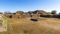 Monte Alban Panorama, Oaxaca, Mexico Royalty Free Stock Photo