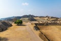 Monte Alban pyramids, Oaxaca, Mexico Royalty Free Stock Photo