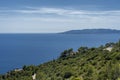 Monte Argentario, promontory on the Tirreno sea in Tuscany Royalty Free Stock Photo